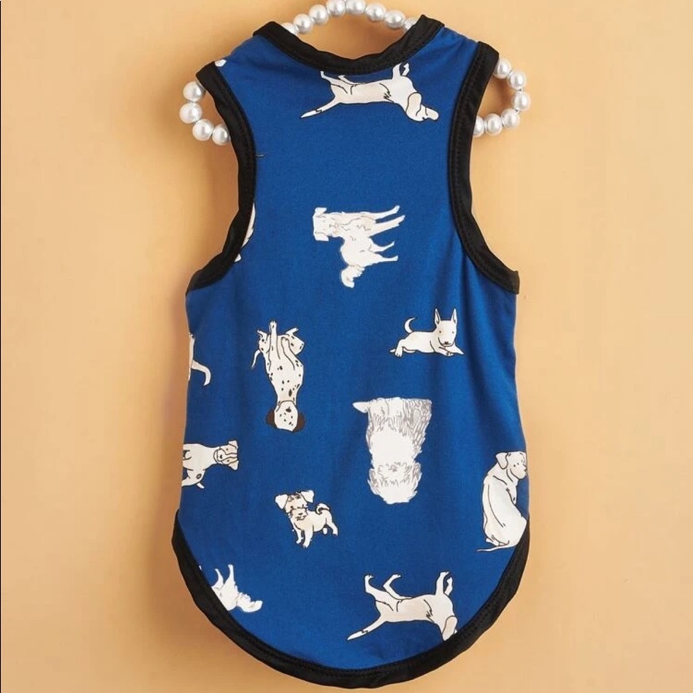 Cartoon Graphic Pet Tank Top - Picture 5 of 9